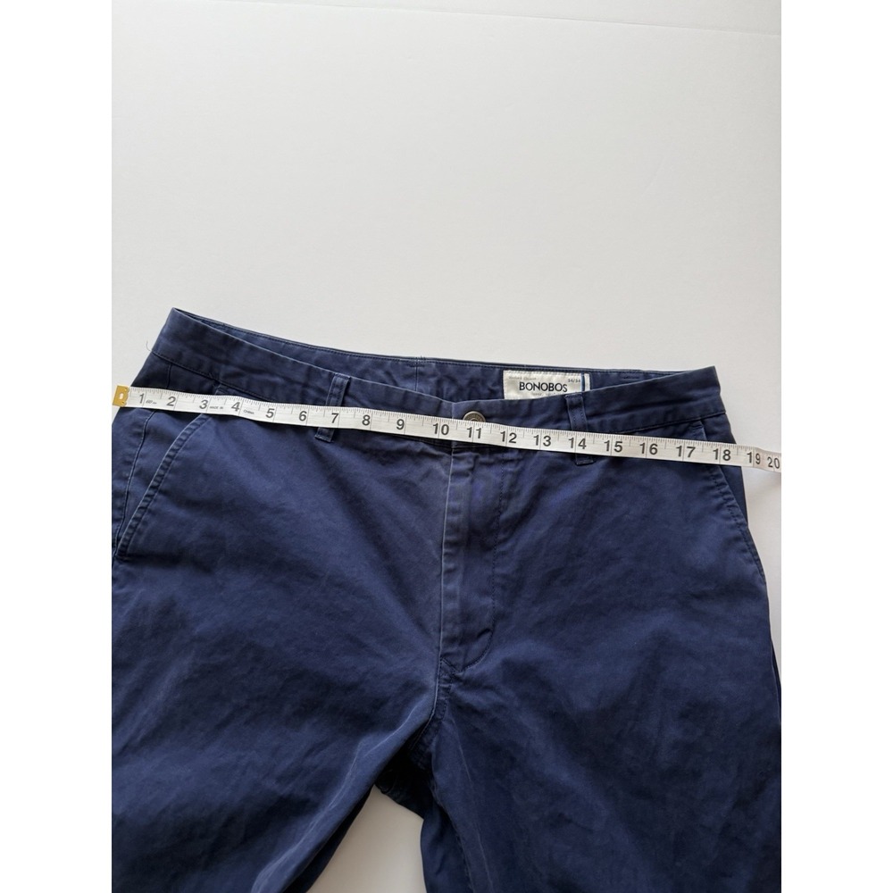 Bonobos Men's Chino Pants 34x34 Slim Fit Blue Casual Cotton See Description - Picture 15 of 15